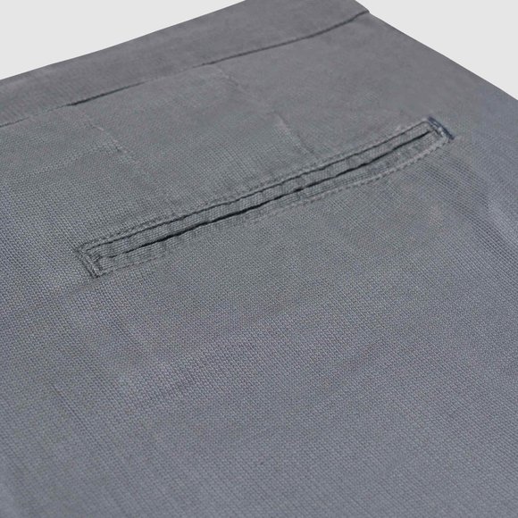 OLGYN Men’s Slim Fit Gray Bermuda Shorts - Picture 4 of 5